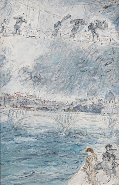 Jean FUSARO (né en 1925)
Sur la passerelle...