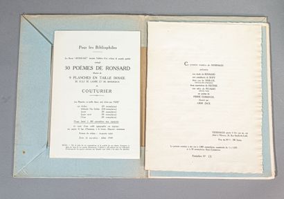 Hommage, Monaco, December 1943
Sheet, blue...