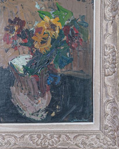 Vasyl KHMELUK (1903-1986)
Bouquet de fleurs
Huile...
