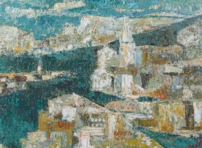 Émile DIDIER (1890-1965)
Village on a Mountain...
