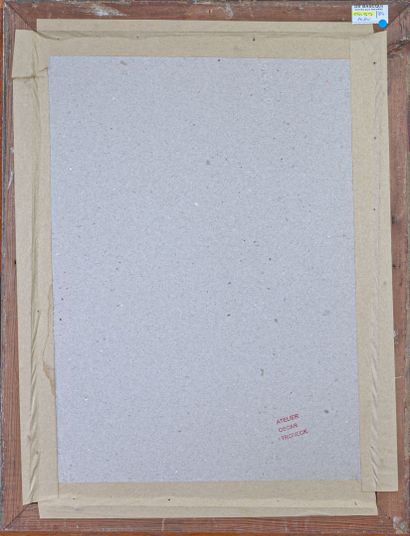 Oscar TRONECK (XXe siècle)
Abstraction constructiviste
Huile...