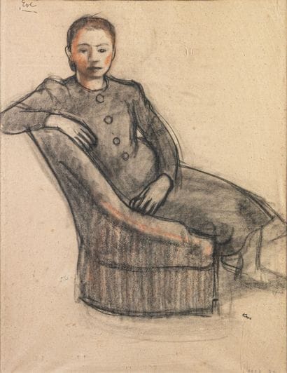 Georges KARS (1880-1945)
Eve or Seated Young...