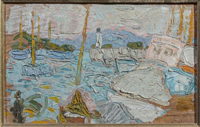 Jacques TRUPHÉMUS (1922-2017)
Bateaux au...