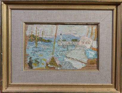 Jacques TRUPHÉMUS (1922-2017)
Bateaux au...