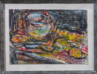 Erich SCHMID (1908-1984)
La table aux citrons
Pastel,...