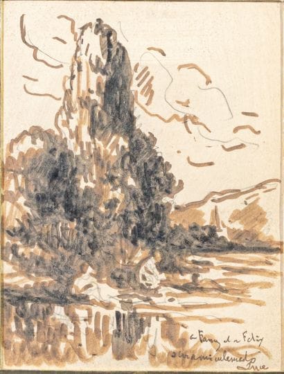 Maximilien LUCE (1858-1941)
Trees by the...