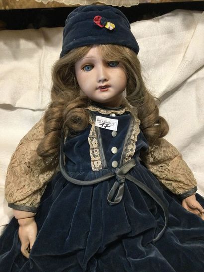 « UNIS FRANCE 301 10 » poupée tête biscuit...