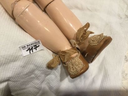 « DEP 10 » poupée tête biscuit avec tampon...
