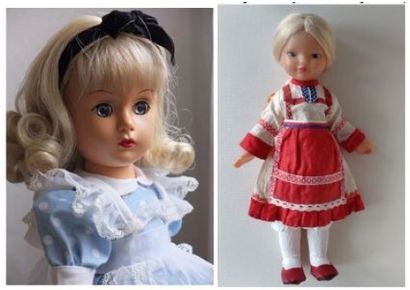 Lot comprenant : 
-Tomy Corp. Kimberly Cheerleader,...