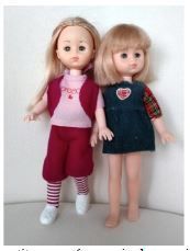 Lot comprenant : 
-Tomy Corp. Kimberly Cheerleader,...