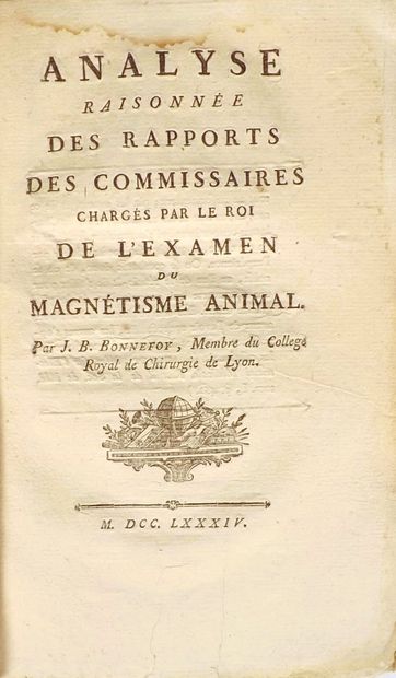 (Animal magnetism). BONNEFOY (Dr. J.B.)....