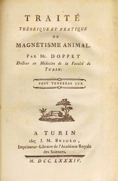 (Animal magnetism). DOPPET (F. A.). THEORETICAL...