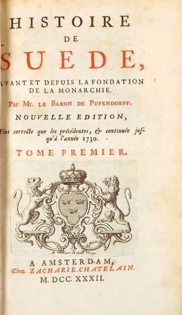 PUFENDORFF (Baron de). HISTOIRE DE SUEDE...