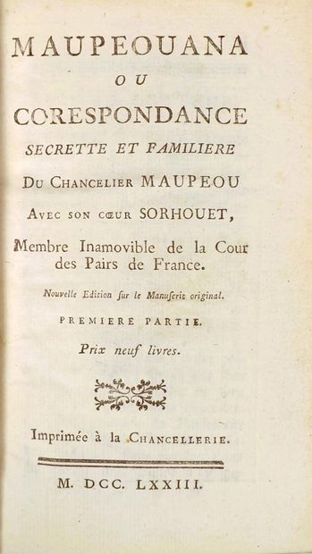 PIDANSAT DE MAIROBERT (Mathieu Fr.). MAUPEOUANA...