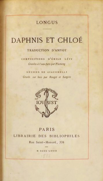 LONGUS. DAPHNIS AND CHLOE. Translation by...