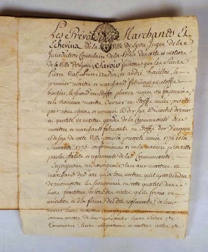 (Lyon). ARREST du conseil d'état du Roy qui...