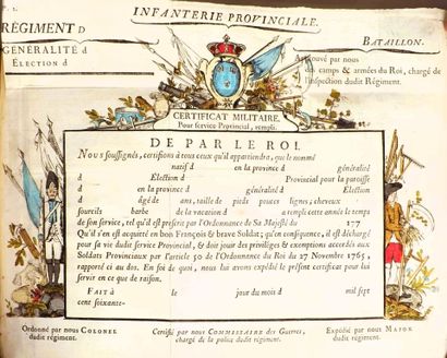 [ESSAI SUR LES TROUPES PROVINCIALES. Sans...