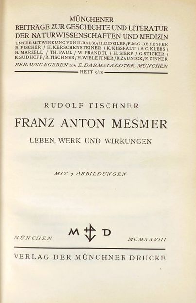 (Animal magnetism). TISCHNER (R.). FRANZ...