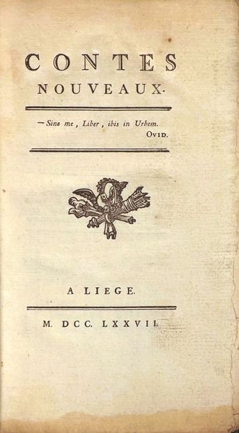 NERCIAT (Andréa de).CONTES NOUVEAUX. Liège,...