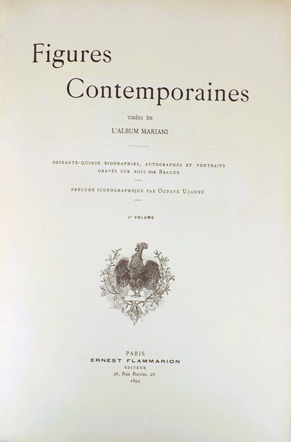 [MARIANI - UZANNE]. CONTEMPORARY FIGURES,...