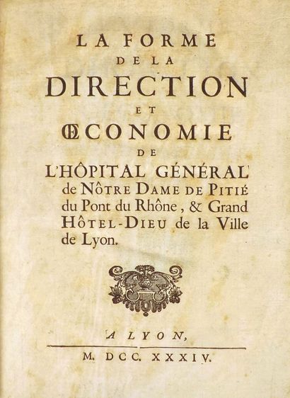(Lyon) - LA FORME DE LA DIRECTION et œconomie...