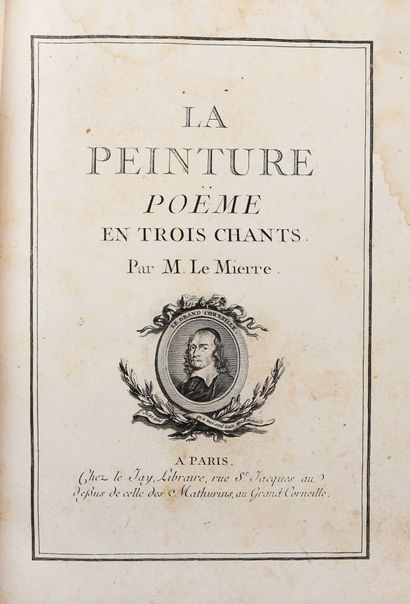 LE MIERRE (Antoine-Marin). LA PEINTURE, poem...