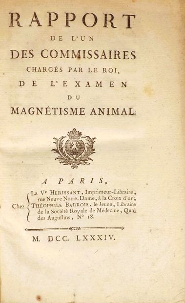 (Animal magnetism). [BAILLY (J. S.)]. Rapport...
