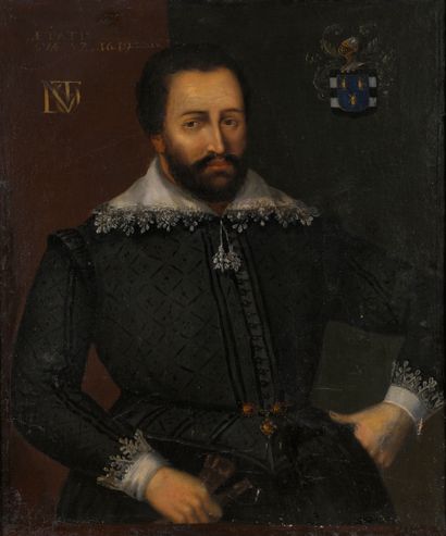 French school, 1619 
Portrait of a Man with...