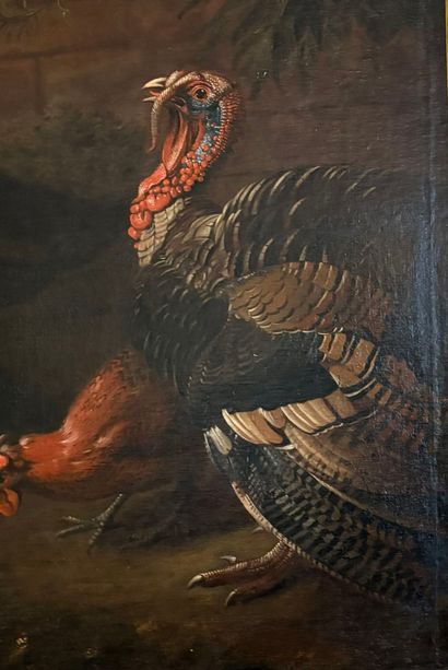 Attributed to Jacobus VICTORS (1640 - 1705)
Barnyard...