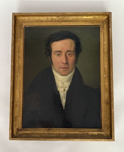 19th century FRENCH SCHOOL
Portrait of a...