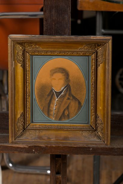 Attributed to Tony JOHANNOT (1803 - 1852)
Portrait...