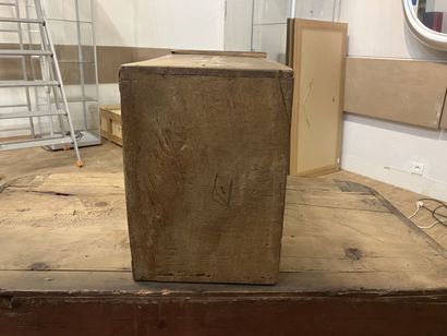 SMALL COMMODE with slightly curved front...