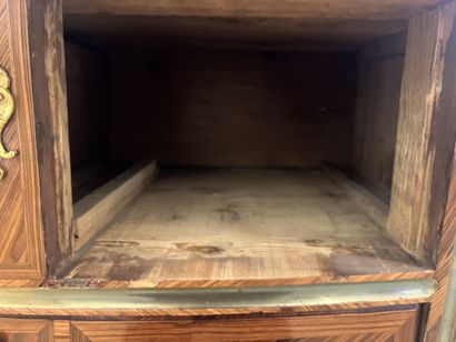 SMALL COMMODE with slightly curved front...