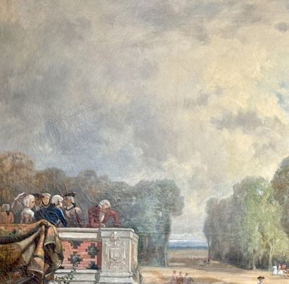 19th century FRENCH SCHOOL 
Leaving for the...