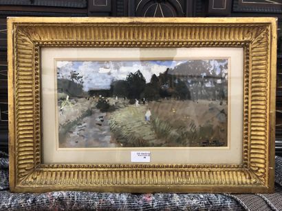 Pierre MONTEZIN (1874-1946)
Harvest
Gouache,...