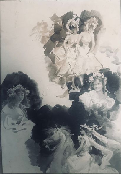 ITALIAN SCHOOL, circa 1900
Several studies...
