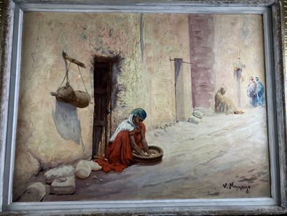 Vincent MANAGO (1880-1936)
Oriental scene...