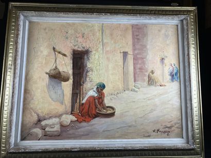 Vincent MANAGO (1880-1936)
Oriental scene...