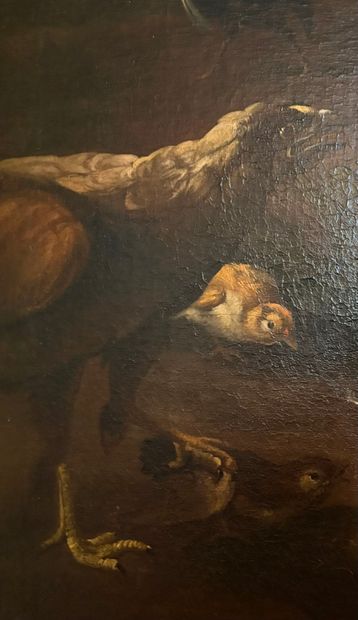 Attributed to Jacobus VICTORS (1640 - 1705)
Barnyard...