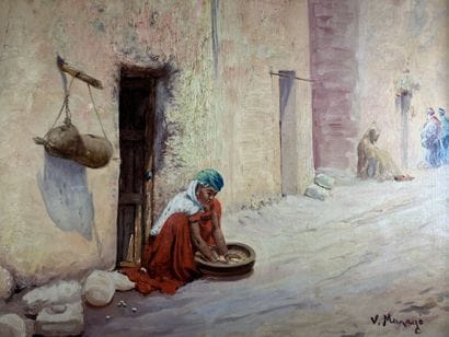 Vincent MANAGO (1880-1936)
Oriental scene...