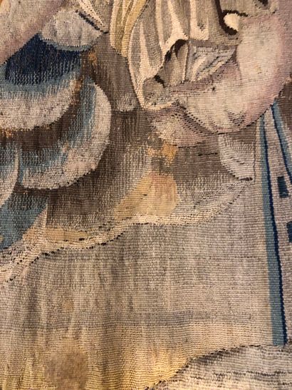 Wool and silk tapestry decorated with Olympian...