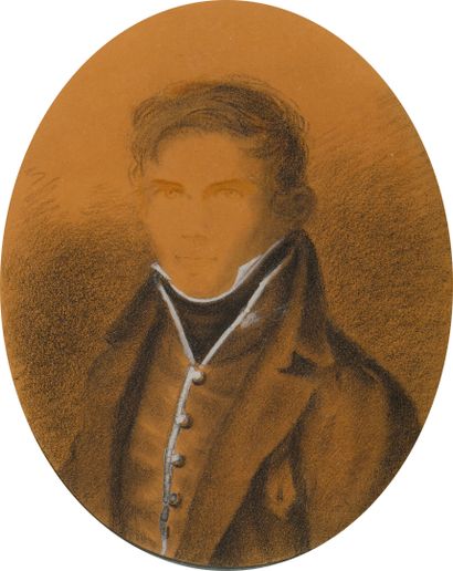 Attributed to Tony JOHANNOT (1803 - 1852)
Portrait...