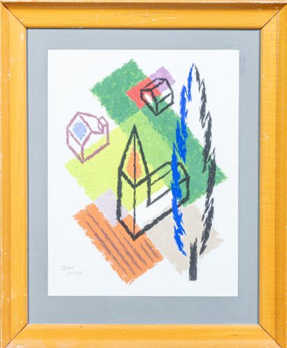 Jean CARLU (1900-1997)
Le village
Gouache,...