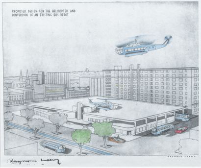 Raymond LOEWY (1893-1986)
Proposed design...