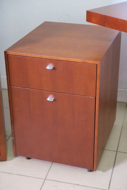 Ensemble de bureau contemporain en bois de...