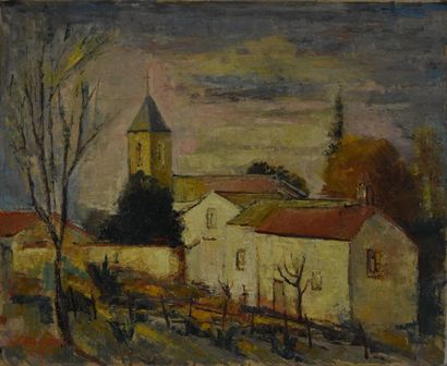 Louise CLAEYSEN (1903-1997)
Le village
Huile...