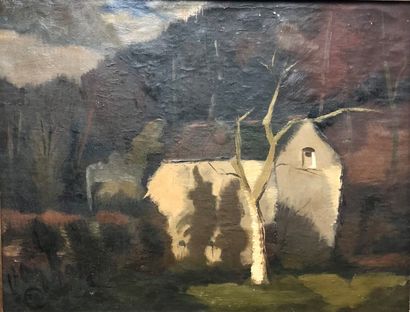 Jo van HOVE (1902-1956)
Chaumière en sous-bois...