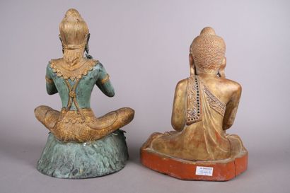 ASIE, XXe siècle
Réunion d'un Avalokiteshvara...