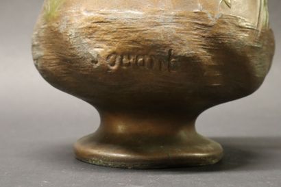 Jules JOUANT (1863-1921)
Nymphe au roseau
Vase...