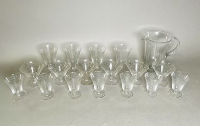 Dans le goût de BACCARAT, modèle Michel-Ange...